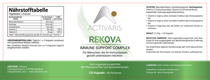 Activaris® - Rekova 120 Kapseln (60 Portionen)